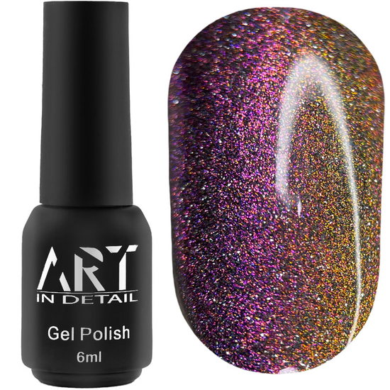 Гель-лак светоотражающий ART Flash Cat Chameleon №FC008, 6 мл, Цвет: FC008