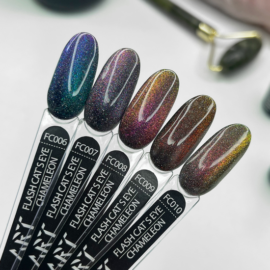 Гель-лак светоотражающий ART Flash Cat Chameleon №FC008, 6 мл, Цвет: FC0087
