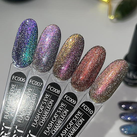 Гель-лак светоотражающий ART Flash Cat Chameleon №FC009, 6 мл, Цвет: FC0094