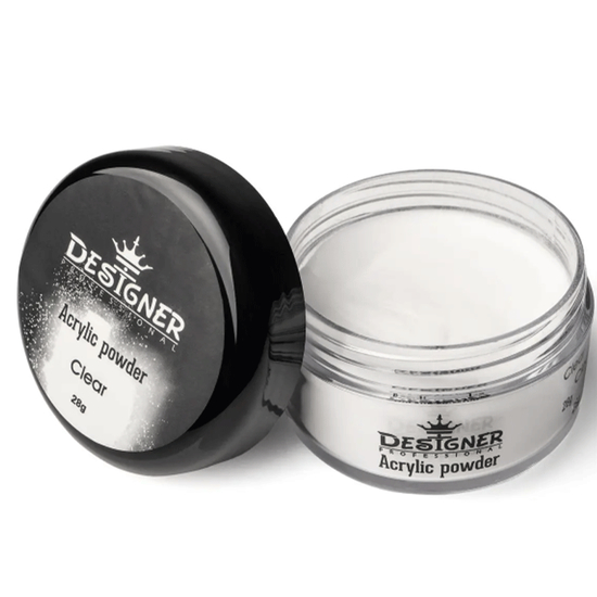 Акриловая пудра Designer Clear, 28 г, Объем: 28 г, Цвет: Clear
