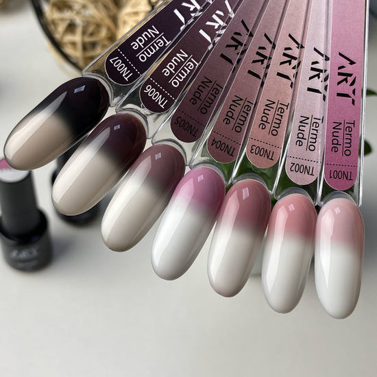 Термо гель-лак ART Termo Nude №TN001, 6 мл, Колір: TN0014