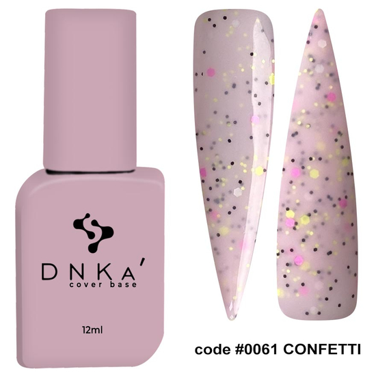 DNKa Cover Base №0061 Confetti, 12 мл, Колір: 61