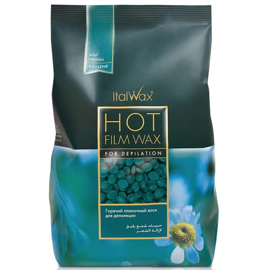 ItalWax Гарячий віск у гранулах, азулен, 1 кг, Об`єм: 1 кг, Аромат: Азулен