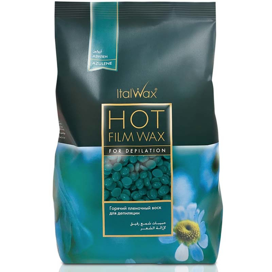 ItalWax Гарячий віск у гранулах, азулен, 500 г, Об`єм: 500 г, Аромат: Азулен
