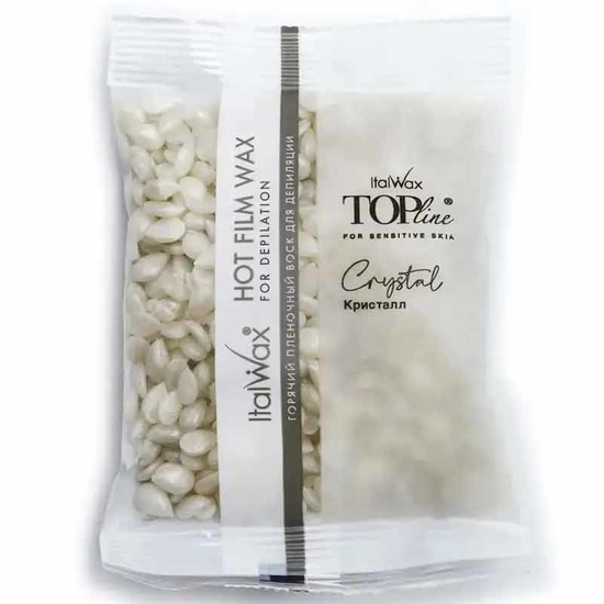 ItalWax Гарячий віск у гранулах TOP Formula, кристал, 100 г, Об`єм: 100 г, Аромат: Кристал