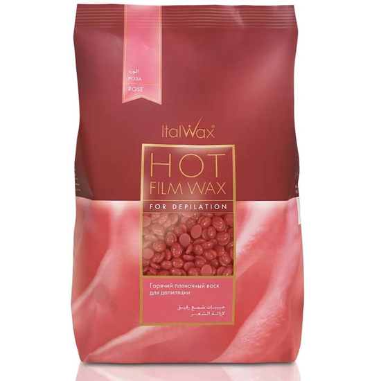 ItalWax Гарячий віск у гранулах, Троянда, 500 г, Об`єм: 500 г, Аромат: Троянда