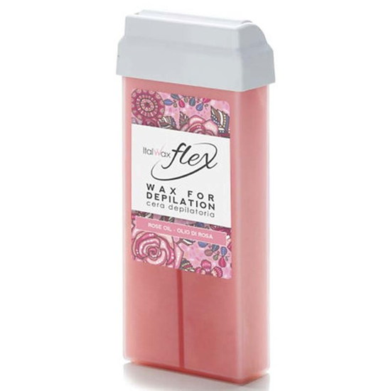 Воск в кассете ItalWax FLEX Кремовая Роза 100 мл, Объем: 100 мл, Аромат: Кремовая Роза