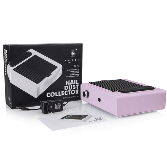 Вытяжка для маникюра с НЕРА фильтром BUCOS CYCLONE V1 на 100W Розовая, Цвет: Розовая
4
