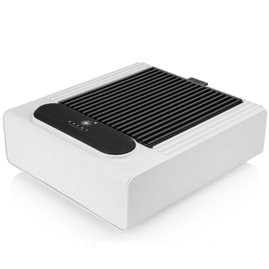 Вытяжка для маникюра с НЕРА фильтром BUCOS CYCLONE V1 на 100W Белая, Цвет: Белый
