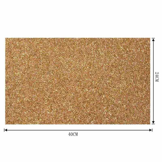Алмазний килимок для манікюру 40х24 см золотий2