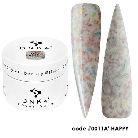 DNKa Cover Base №0011A' Happy, 30 мл, Об`єм: 30 мл, Колір: 11A'