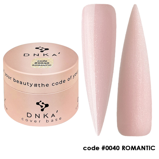 DNKa Cover Base №0040 Romantic, 30 мл, Об`єм: 30 мл, Колір: 40