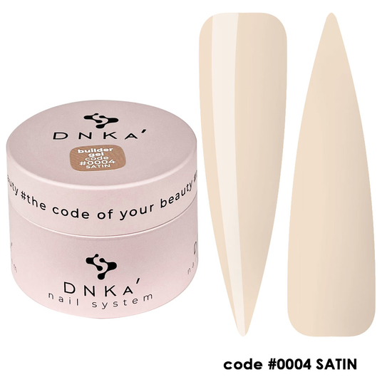 Гель DNKA Builder Gel №04 Satin бежевый, 30 мл, Объем: 30 мл, Цвет: Satin