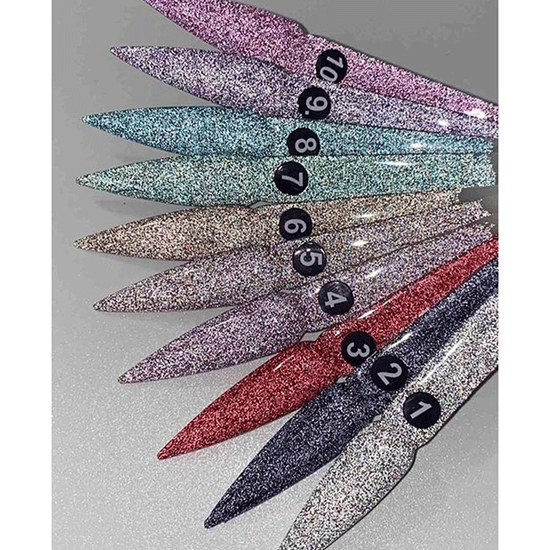 Гель-лак світловідбиваючий SAGA Fiery Gel №10, 10 мл, Колір: 103