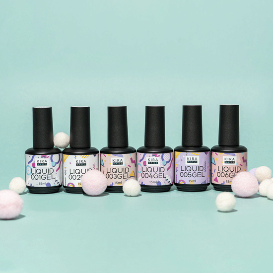 Kira Nails Liquid Gel 003 (молочно-рожевий), 15 мл, Об`єм: 15 мл, Колір: 0035