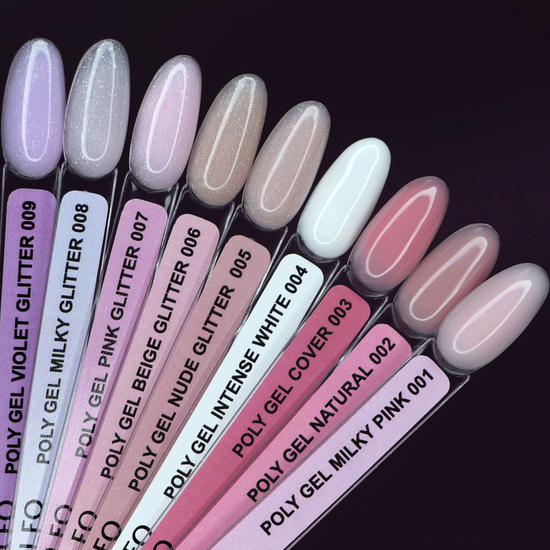 Komilfo PolyGel 004 Intense White (яскравий білий, дуже щільний, для посмішки), 15 мл, Об`єм: 15 мл, Колір: Intense White6