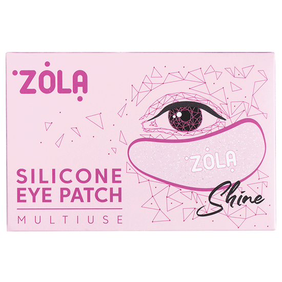 ZOLA Патчі силіконові багаторазові для очей, рожеві (1 пара), Все варианты для вариаций: Розовые