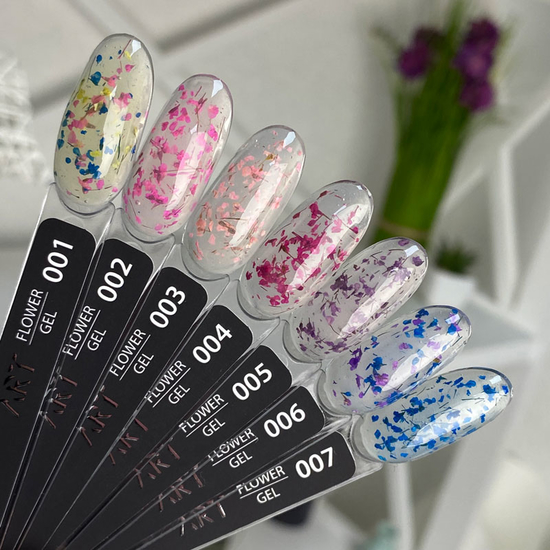 ART Flower Gel №004, гель с сухоцветами, 5 мл, Цвет: 0043
