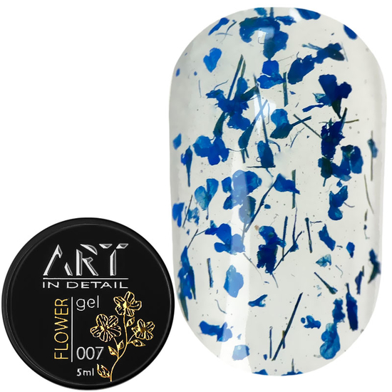 ART Flower Gel №007, гель с сухоцветами, 5 мл, Цвет: 007