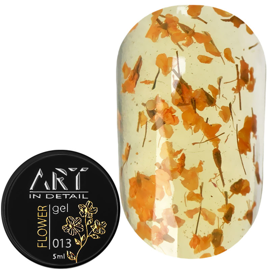 ART Flower Gel №013, гель с сухоцветами, 5 мл, Цвет: 013