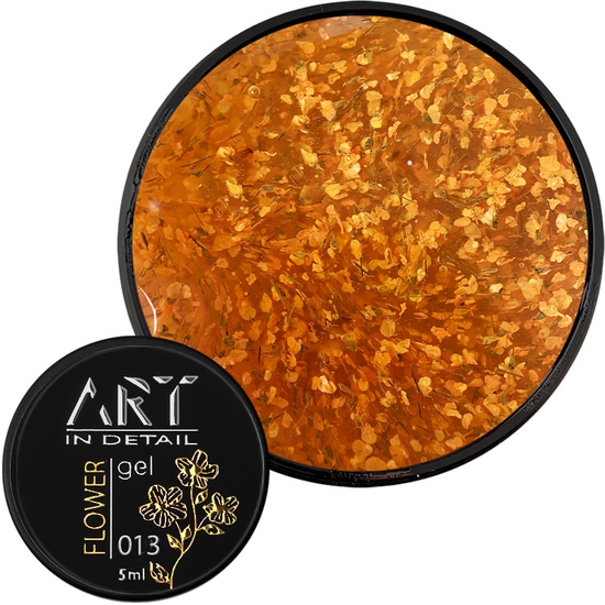 ART Flower Gel №013, гель с сухоцветами, 5 мл, Цвет: 0132