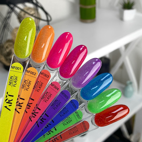 Гель-лак світловідбивний ART Neon Flash №008, 6 мл, Об`єм: 6 мл, Колір: NF0085