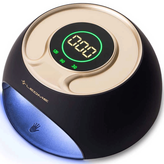 LED/UV Лампа LEDME ONE BLACK 120 Вт, Колір: Black