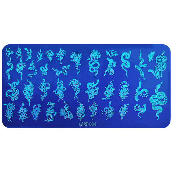 Пластина для стемпінгу mART 034, Колір: 034