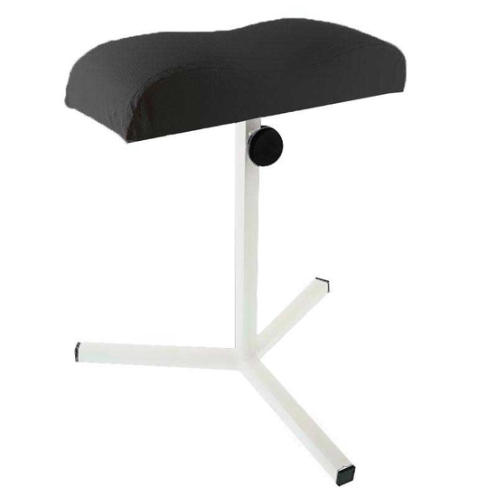 Тринога для педикюру на білих ніжках, чорна, Колір: Чорна