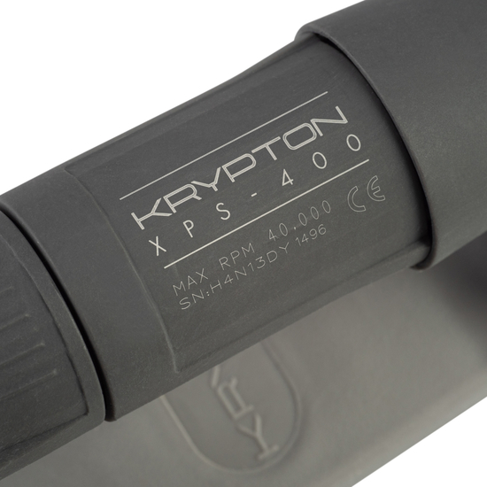 Фрезер Krypton XPS-400, 40 000 оборотів/хв, колір білий з бузковим логотипом7