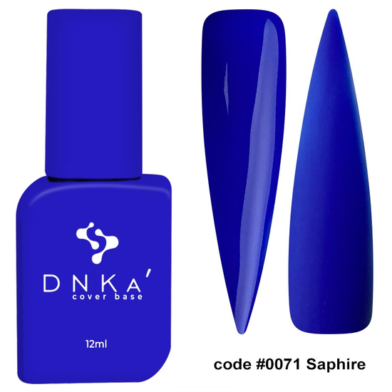 DNKa Cover Base, 12 мл #0071 Saphire, Колір: 71