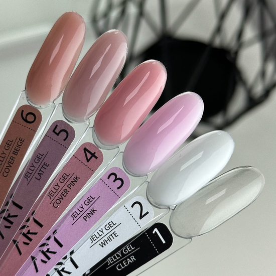 Гель для наращивания и моделирования ART Jelly Gel №1 Clear, 15 мл, Цвет: 14