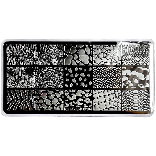 Пластина для стемпінгу RichColor-104, Колір: 104