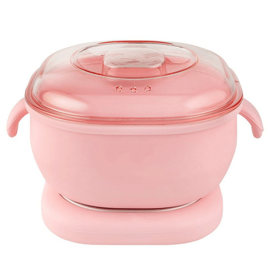 Воскоплав для воска в гранулах, в таблетках с силиконовой чашей на 400 мл, розовый, Цвет: Розовый
