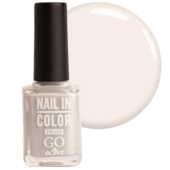 Лак для нігтів Nail Polish GO ACTIVE 075 (холодний крем), 10 мл, Колір: 075