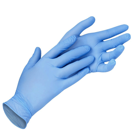 Рукавички нітрил неопудрені нестерильні Medicom SafeTouch Vitals Slim Blue 100 шт, M, Кількість: 100 шт, Розмір: M, Колір: Blue2