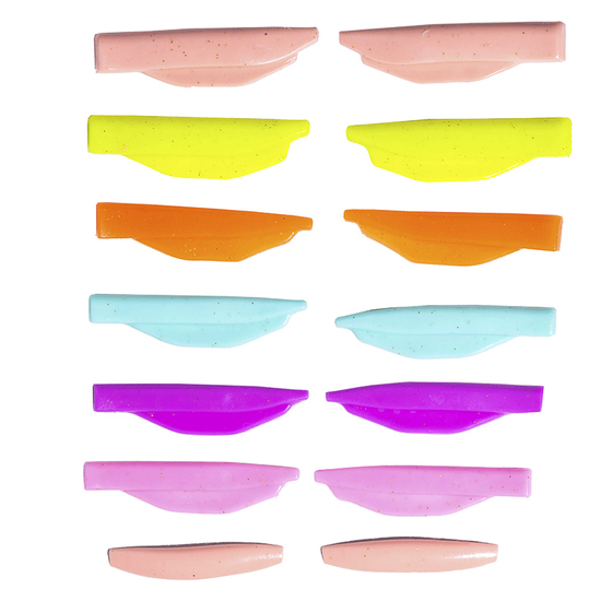 Валики для ламінування ZOLA Rainbow L-Curl (2S, 2.5M, 3L, 4XL, 4.5XLL), Колір: Rainbow L-Curl2