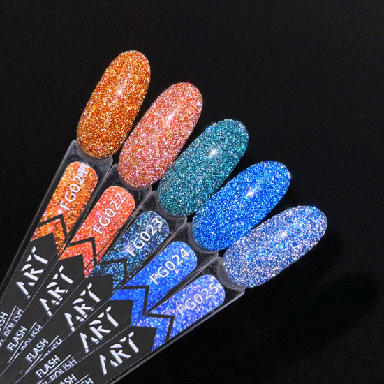 Гель-лак светоотражающий ART Flash Gel Polish №FG022, 6 мл, Цвет: FG0225