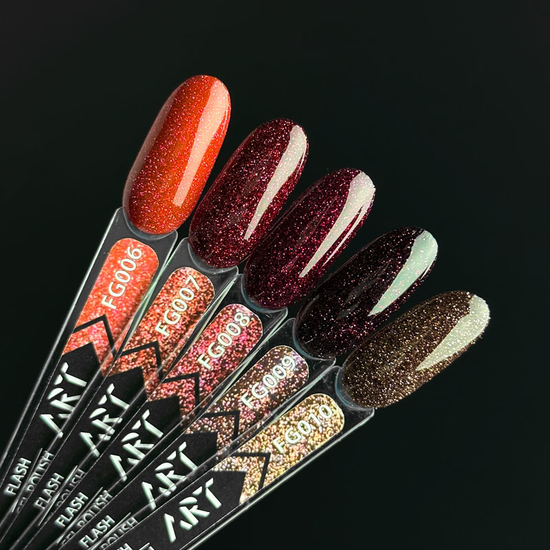 Гель-лак светоотражающий ART Flash Gel Polish №FG008, 6 мл, Цвет: FG0084