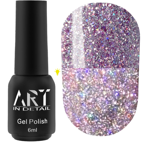 Гель-лак светоотражающий ART Flash Gel Polish №FG012, 6 мл, Цвет: FG012