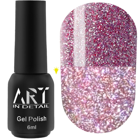 Гель-лак светоотражающий ART Flash Gel Polish №FG014, 6 мл, Цвет: FG014