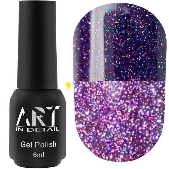 Гель-лак светоотражающий ART Flash Gel Polish №FG019, 6 мл, Цвет: FG019