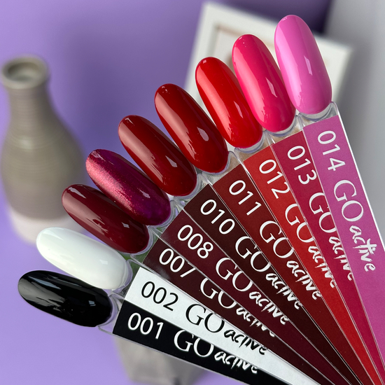Лак для ногтей Nail Polish GO ACTIVE 010 (вишневый джем), 10 мл, Цвет: 010
2