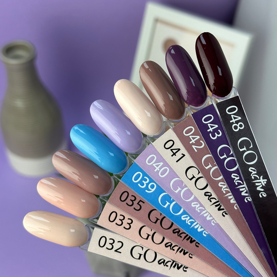 Лак для ногтей Nail Polish GO ACTIVE 012 (красно-коралловый с перламутром), 10 мл, Цвет: 0124