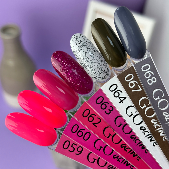 Лак для ногтей Nail Polish GO ACTIVE 013 (цветочно-розовый), 10 мл, Цвет: 0136