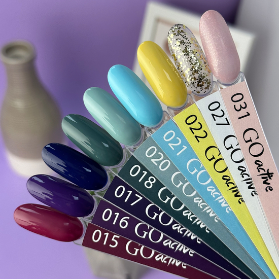 Лак для нігтів Nail Polish GO ACTIVE 021 (блакитний), 10 мл, Колір: 0213