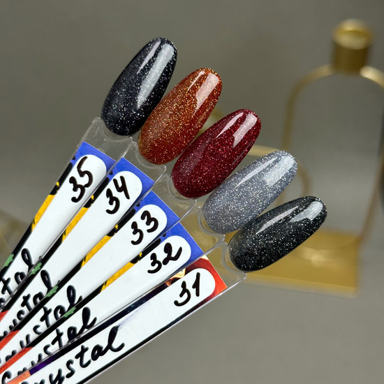 Світловідбивний гель-лак Danny FLASH CRYSTAL №31, 10 мл, Колір: 312