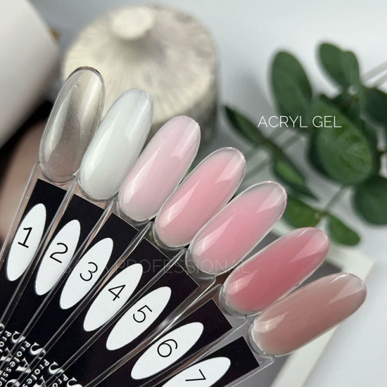 Акрил-гель Saga Professional Acryl Gel 02 молочний, 13 мл, Об`єм: 13 мл, Колір: 022