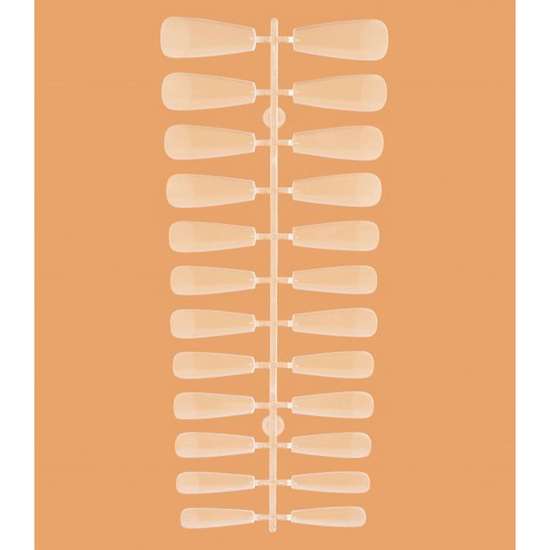 Гелеві типси для нарощування нігтів Kodi Professional MАТТЕ BALLERINA, 240 шт, Розмір: Matte Ballerina2