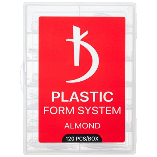 Многоразовые  верхние формы для моделирования ногтей Kodi Professional Almond (120 шт/уп), Размер: Almond